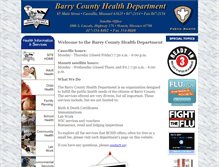 Tablet Screenshot of barrycountyhealth.org